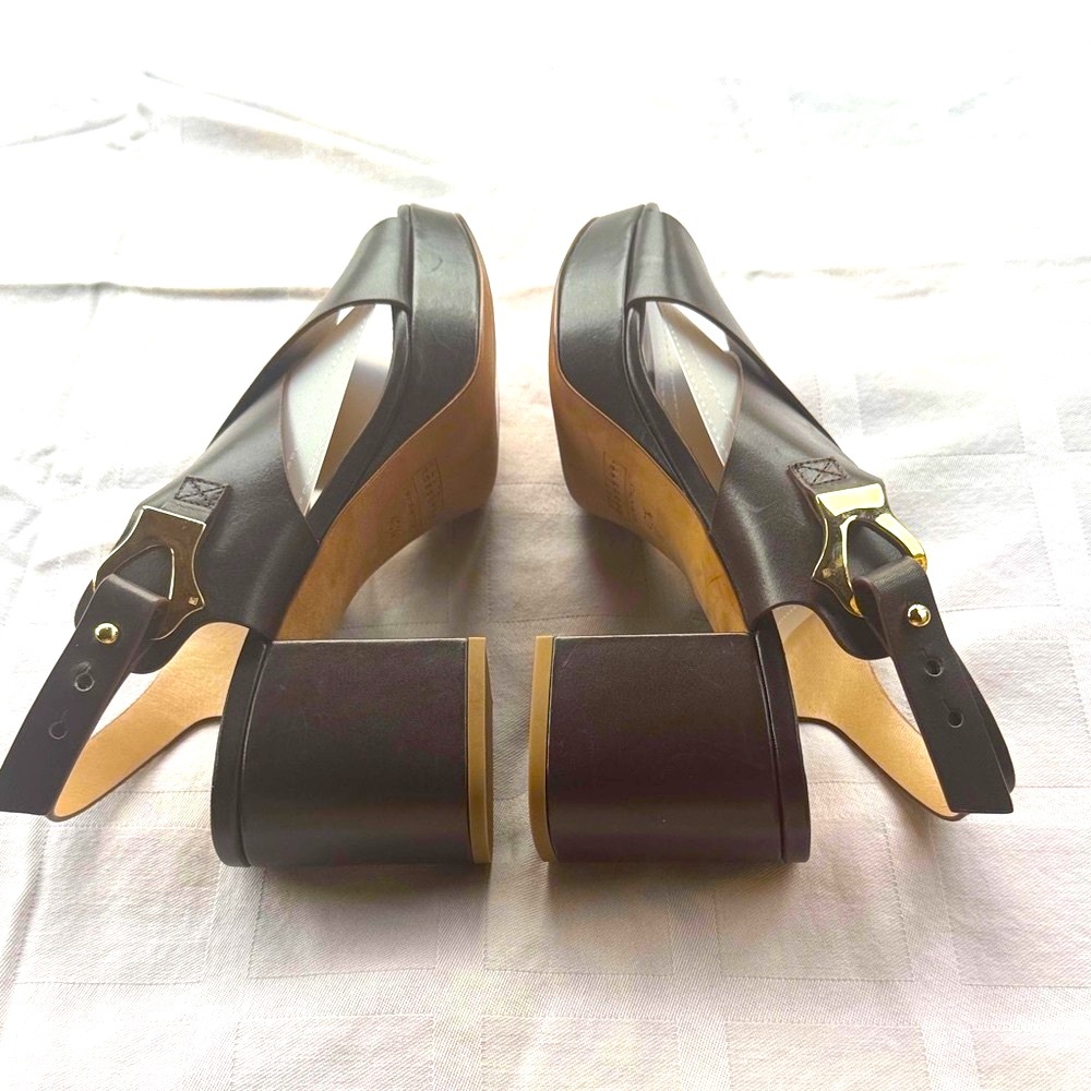Fratelli Rossetti Women's Sandals in Black and Cream size 40.5 - Picture 5 of 7